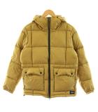 タイオン TAION マウンテン パッカブル ボリューム ダウンパーカー ダウンジャケット ジップアップ ナイロン XS ベージュ /KU