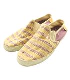 ヒステリックグラマー HYSTERIC GLAMOUR スリッポンシューズ 柄 7 黄色 イエロー 紫 パープル /SS ■OS