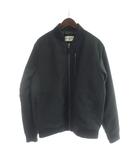 ビラボン BILLABONG フライトジャケット 中綿 上着 L 黒 ブラック 無地 長袖 ジップアップ /AP