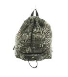 アディダス バイ ステラマッカートニー adidas by Stella McCartney リュックサック デイパック 総柄 巾着 黒 白 FJ9331 /MI