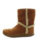 クラークス clarks ムートンブーツ ショートブーツ 3.5 茶 ブラウン /AN62