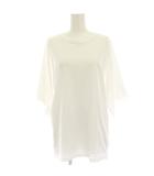 アパルトモン ドゥーズィエムクラス L'Appartement DEUXIEME CLASSE Tシャツ カットソー 白 ホワイト 無地 ラウンドネック 五分袖 /HN