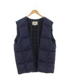 バーバリーズ Burberrys ダウンベスト 上着 L ネイビー パデッド チェック柄 袖なし /JP