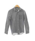 ナノユニバース nano universe シャツ L ネイビー 花柄 長袖 /JP