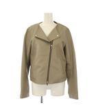 ユナイテッドトウキョウ UNITED TOKYO シングルライダースジャケット 革ジャン ラムレザー 3 グレー 142250001 /KH