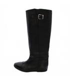 コルソローマ ノーヴェ CORSO ROMA 9 ロングブーツ レザー 36 黒 /BM