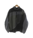 ヨシオクボ yoshio kubo See-Through Boa Blouson ブルゾン ジャケット 3 グレー 黒 ブラック YKF25508 /AN18