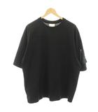 チノ CINOH Tシャツ カットソー 袖ジップ 半袖 46 黒 ブラック 23SCU600 /HN