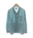 フェローズ PHERROWS PHERROW'S シャツ 長袖 ナイロン 40 水色 ライトブルー /AN13