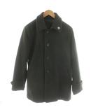 ヴァン ヂャケット VAN JAC ADELADE MERINO WOOL ステンカラーコート ミドル丈 L カーキ KW-87508 /AN64