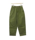 ナノユニバース nano universe パンツ 1 カーキ タック入り ダブルカフ ボタン付きポケット /JP