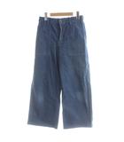 クロコダイル CROCODILE パンツ L 青 ブルー 長ズボン ワイドシルエット パッチポケット /AP