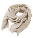 アソースメレ ASAUCE MELER ストール マフラー リネン ベージュ /BM