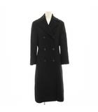 セリーヌ CELINE ダブルブレストコート アウター ロング カシミヤ 36 黒 ブラック F92 1833T.1016 /YT