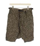 キャピタル kapital サルエル ショートパンツ ハーフパンツ リネン 総柄 1 マルチカラー /TK