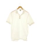 エルエルビーン L.L.BEAN ポロシャツ M 白 半袖 ポロ襟 無地 /JP