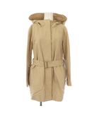 バーバリー BURBERRY コットンブレンドコート ショートコート アウター フード ベルト IT38 ベージュ 8065805 /YT