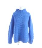 ハミルトン アラン ハイネック プルオーバー ニット セーター ウール 青 ブルー 3613-104-2365 /AP