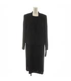  エメ AIMER ブラックフォーマル セットアップ ノーカラージャケット ワンピース 長袖 13 黒 ブラック 1363507 /AN61