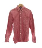 トミーヒルフィガー TOMMY HILFIGER シャツ コットン S ピンク ボタンダウン 長袖 /RE