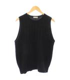 マーガレットハウエル MARGARET HOWELL ニットベスト カシミヤ混 L 黒 ブラック 579-6260007 /TK