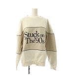 スライ SLY 24AW F ベージュ スウェット トレーナー 長袖 刺繍 /JP