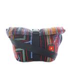  エスノテック ETHNOTEK ショルダーバッグ ウエストバッグ 赤 レッド 黒 ブラック 青 総柄 /RI ■OS