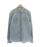 アクネ ストゥディオズ Acne Studios EWING DEN PAW16 ウエスタンシャツ 長袖 水色 ライトブルー 21N163 /☆G