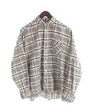 フラボア FRAPBOIS シャツ チェック柄 長袖 1 ベージュ /AP