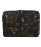 ドリスヴァンノッテン DRIES VAN NOTEN クラッチバッグ パーティバッグ セカンドバッグ 総柄 キャンバス 黒 ブラック カーキ ベージュ /YT