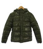 Kids & Junior フーディーパディングジャケット 中綿ジャケット ジップアップ 14 オリーブ 00J54K /BM