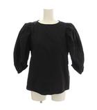 セルリ CELERI 23SS balloon sleeve ブラウス パフスリーブ 半袖 シャツ F 黒 ブラック 23051500303010 /☆G