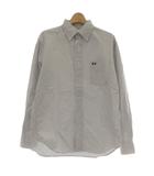 マックレガー マクレガー McGREGOR シャツ M グレー ストライプ柄 ボタンダウンカラー 長袖 411179601 /AU