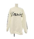 レースアップ ロゴ スウェットプルオーバー トレーナー F 白 /JP