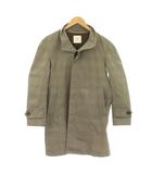 エディフィス EDIFICE コート チェック柄 グレー 茶 S /JP