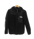 ファーストダウン FIRST DOWN リバーシブルジャケット ボア 上着 S 黒 フード付き /JP