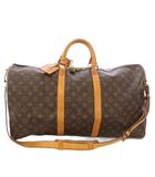 ルイヴィトン LOUIS VUITTON キーポル バンドリエール55 モノグラム ボストンバッグ ショルダーバッグ ブラウン M41414 /TK