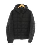 タイオン TAION ダウンジャケット ナイロン フード ポーチ付 L 黒 ブラック /☆G