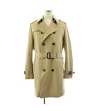 バーニーズニューヨーク BARNEYS NEW YORK トレンチコート ロング ライナー ベルト付き 46 ベージュ 2022371 /KU