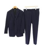 バーニーズニューヨーク BARNEYS NEW YORK ロロピアーナ シングルスーツ テーラードジャケット パンツ スラックス ストライプ 48 紺 US31210828 /KH