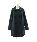 フランシュリッペ franche lippee BLACK ステンカラーコート ミドル丈 大きいサイズ FL5 紺 ネイビー 8695360 /KU