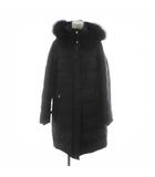 イエナ IENA タフタショートダウンコート フード ファー アウター 36 黒 ブラック 17020900803030 /AN17