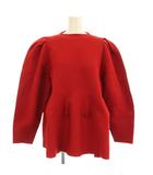マチャット MACHATT カットソー ニット パフスリーブ 長袖 F 赤 レッド /☆G