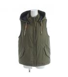 エーグル AIGLE ダウンベスト フード カーキ ZBF008J /AP