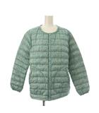 サマンサモスモス SM2 上着 F 水色 花柄 ダウンジャケット /JP