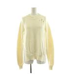 メゾンマルジェラ 1 Maison Margiela 1 Decontracte デコントラクテ ニット セーター 長袖 ダメージ加工 S 白 ホワイト S51GP0256 S17982 /KU