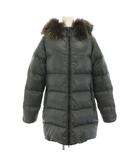 デュベティカ DUVETICA カッパ Kappa ダウンコート アウター フード ラクーンファー 42 グレー D.037/00 /YT