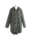 グレースコンチネンタル GRACE CONTINENTAL ダウンコート フード ダブル 長袖 36 カーキ /AP