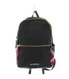 ブルーレーベルクレストブリッジ BLUE LABEL CRESTBRIDGE リュックサック デイパック チェック柄 切替 黒 ブラック /BB