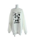 キャンディストリッパー Candy Stripper スウェット トレーナー 長袖 タグ付き 2 白 ホワイト /AP